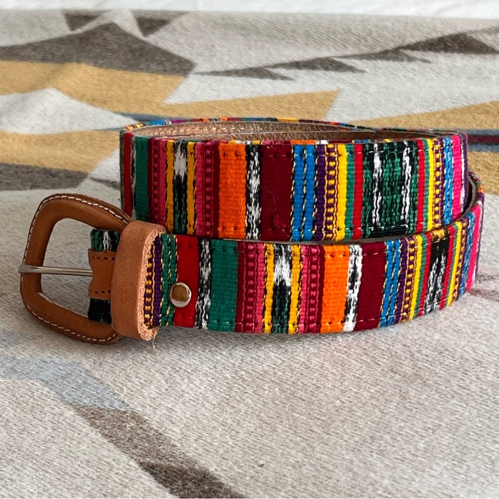 Multicolor Patterned Belt - Picture 2 of 4